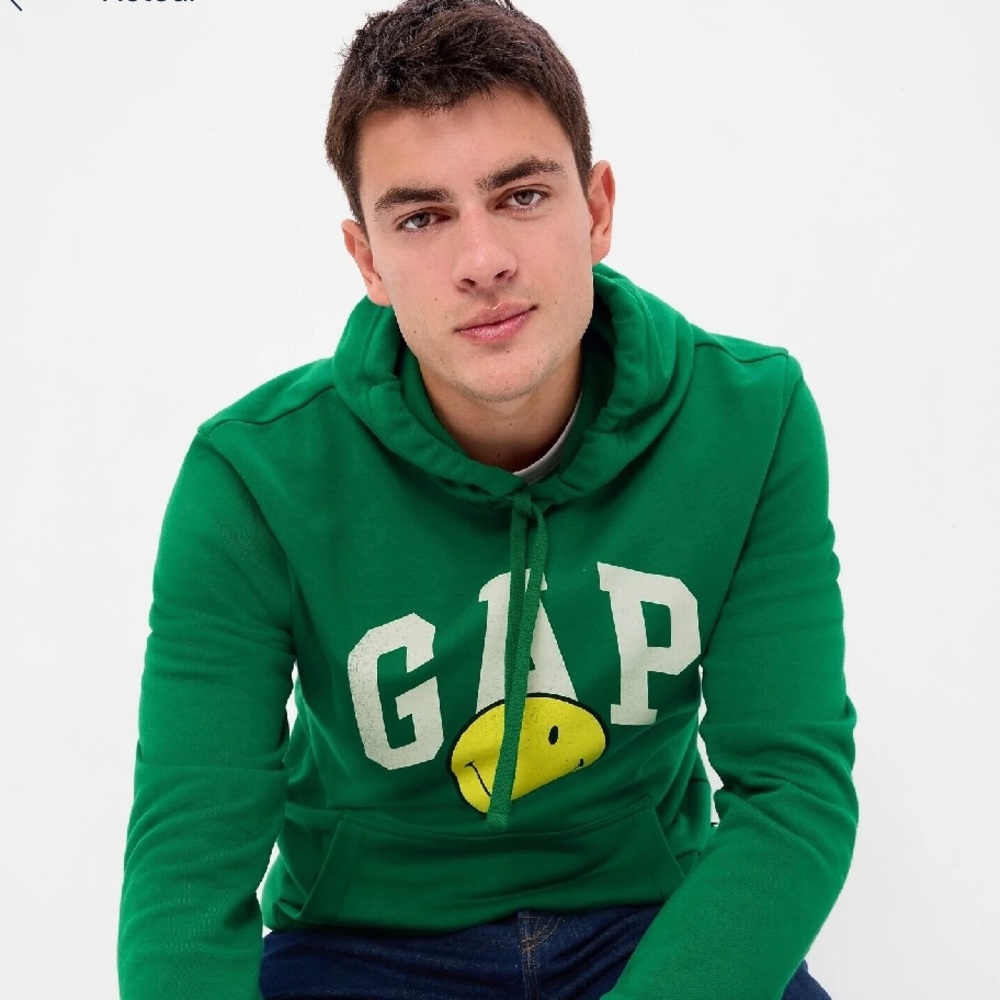 Gap Smiley Movement hoodie sweater NWT size S